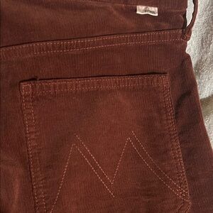 Brown Mother Corduroy Pants